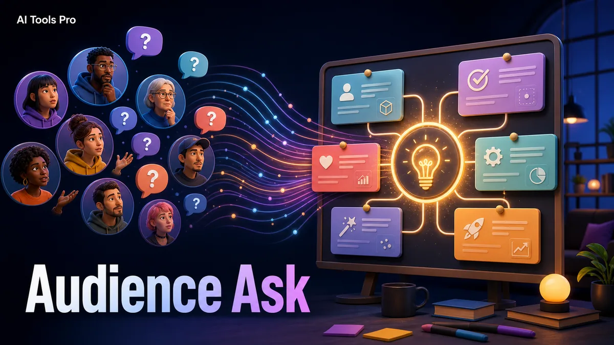 Audience Ask prompt visual