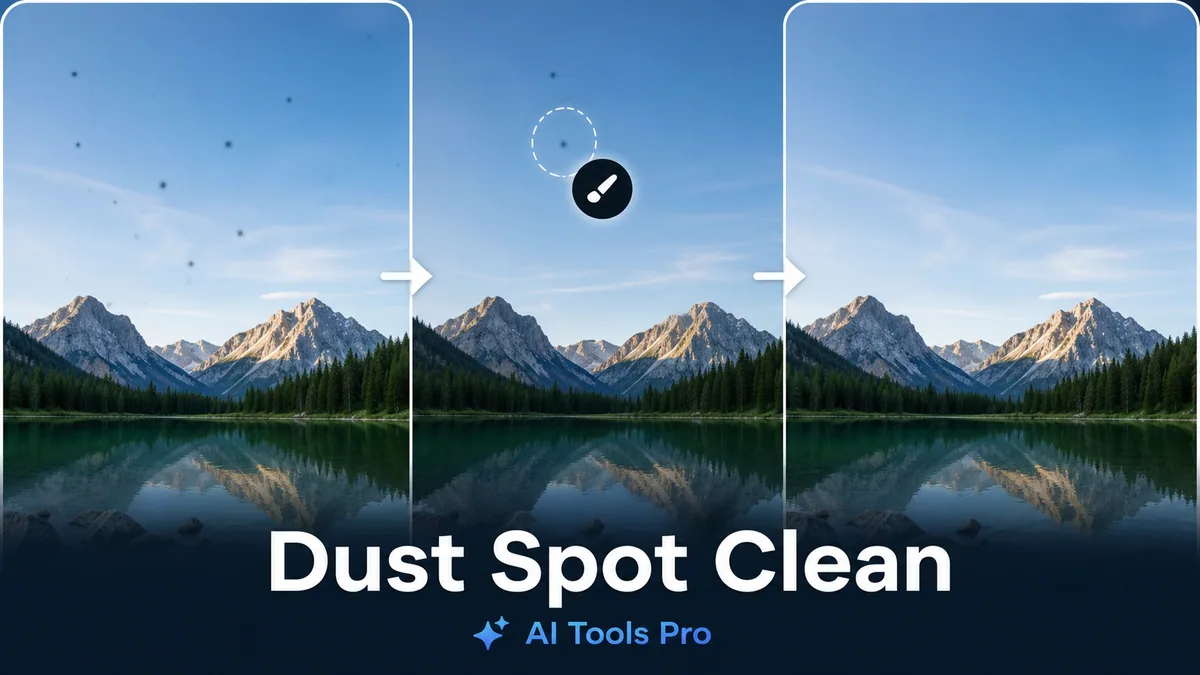 Dust Spot Clean prompt visual