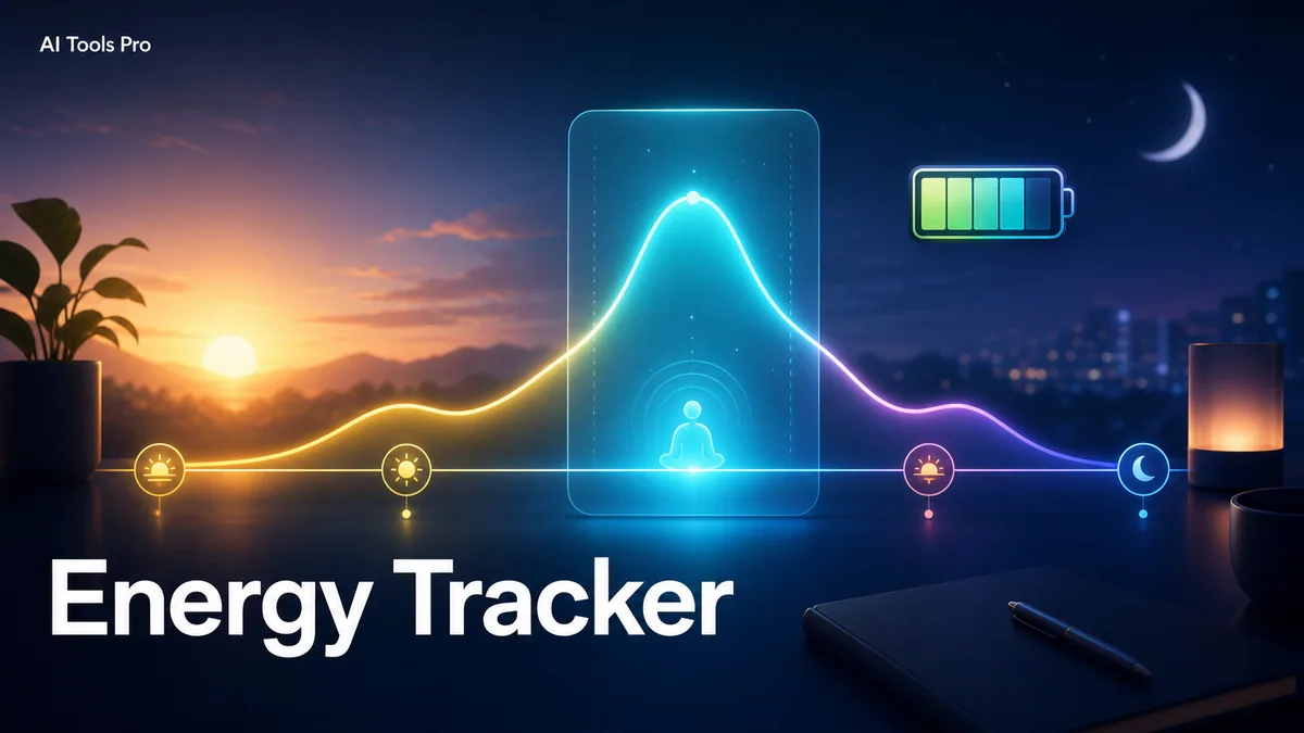 Energy Tracker prompt visual