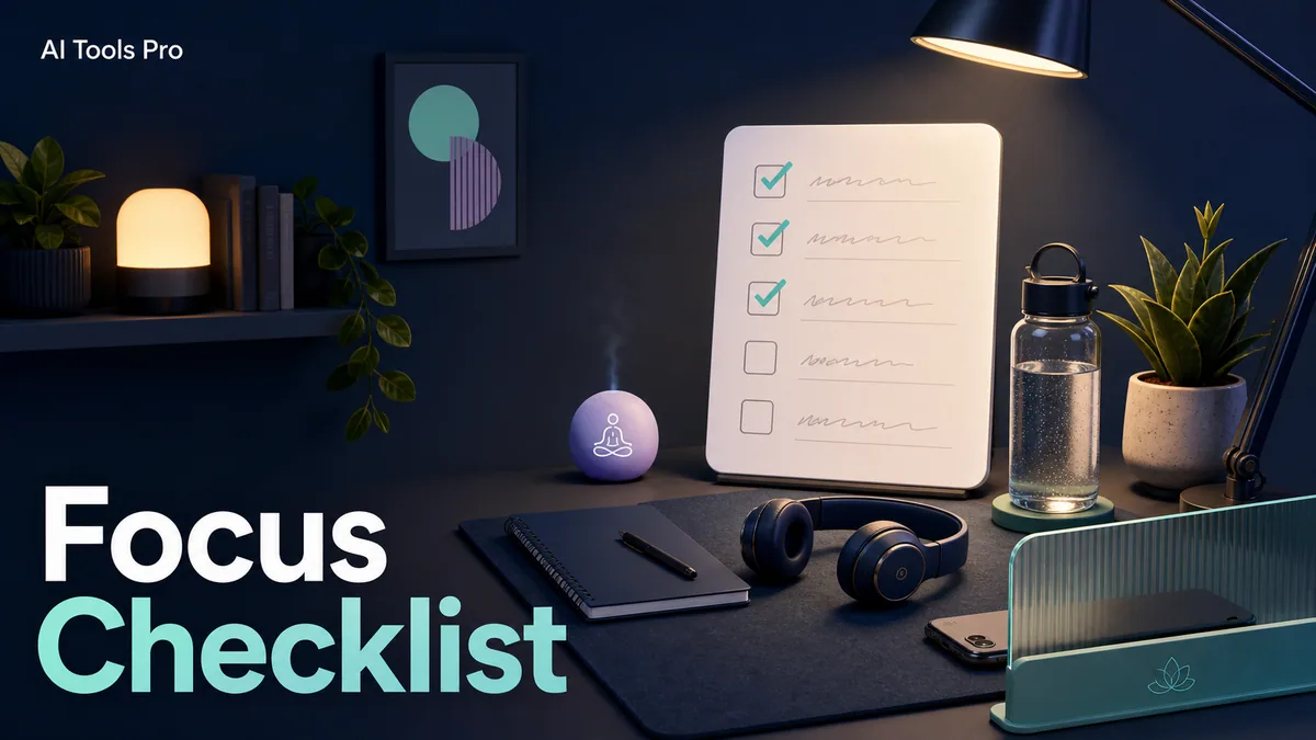 Focus Checklist prompt visual