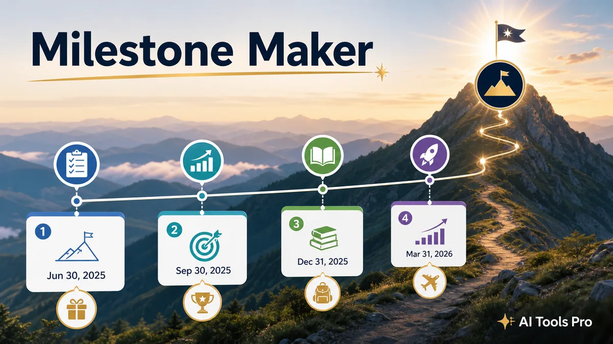 Milestone Maker prompt visual