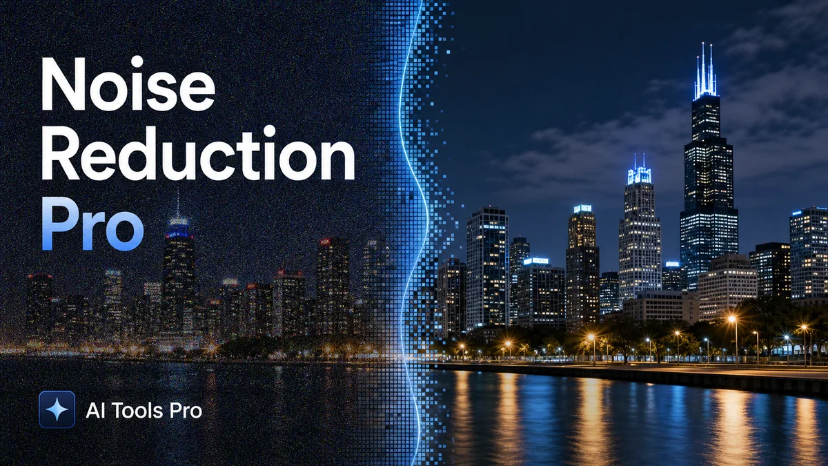 Noise Reduction Pro prompt visual