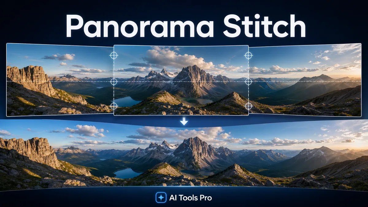 Panorama Stitch prompt visual