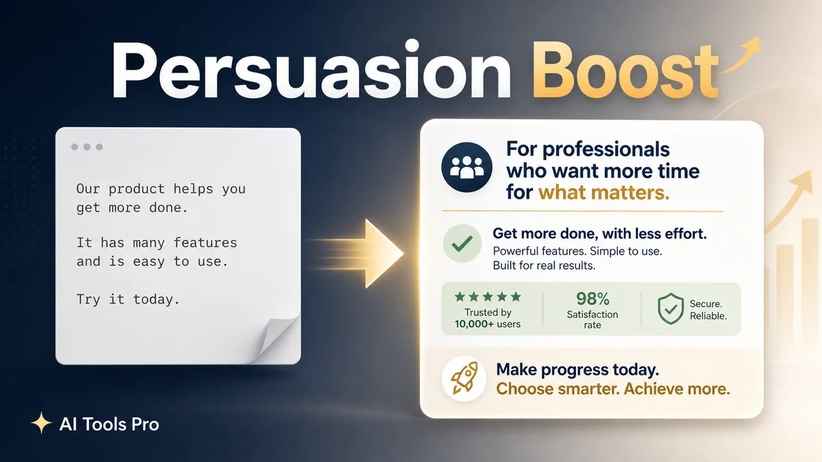 Persuasion Boost prompt visual