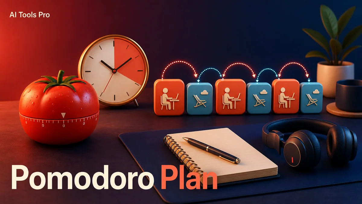 Pomodoro Plan prompt visual