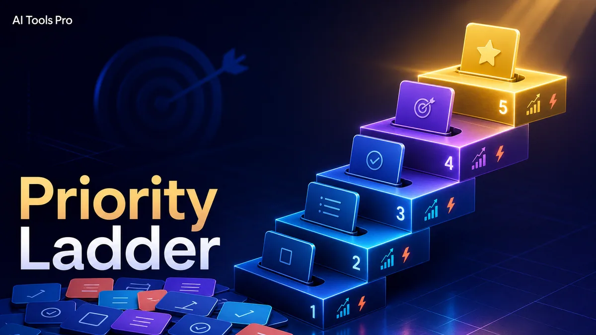 Priority Ladder prompt visual