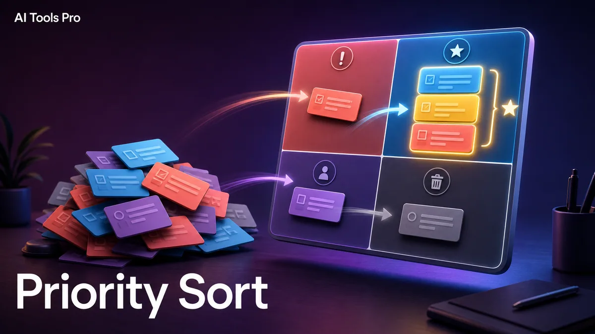 Priority Sort prompt visual