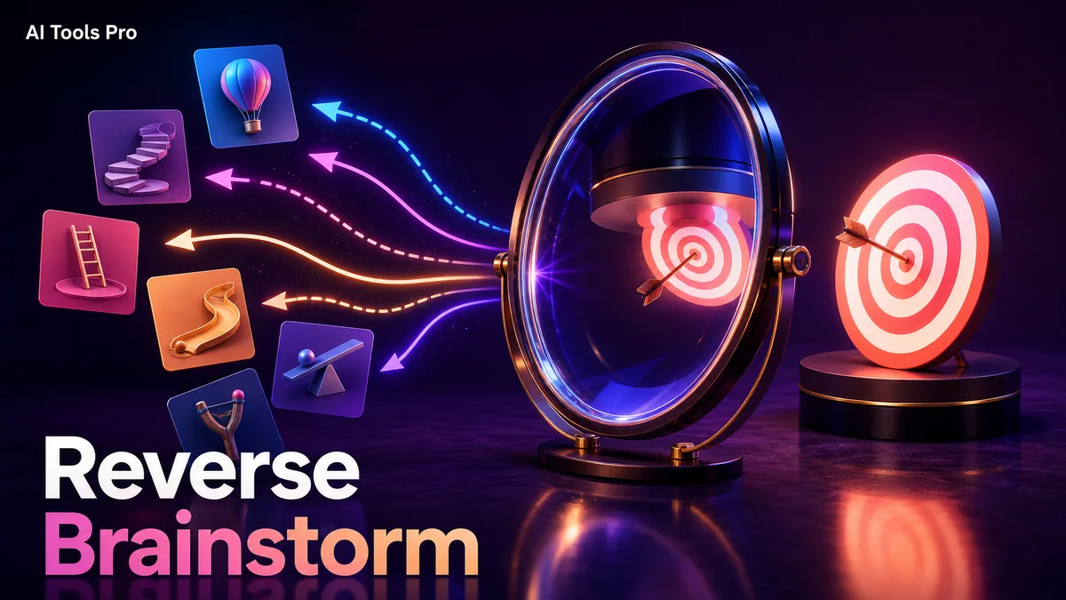 Reverse Brainstorm prompt visual