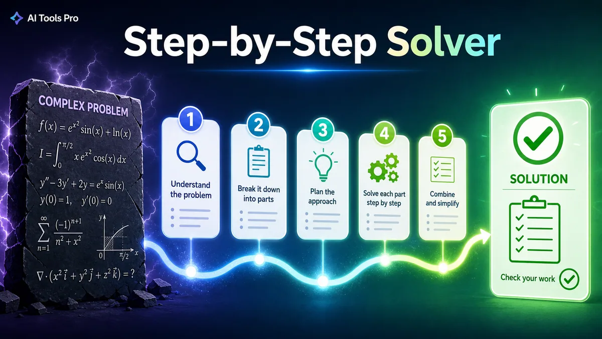 Step-by-Step Solver prompt visual