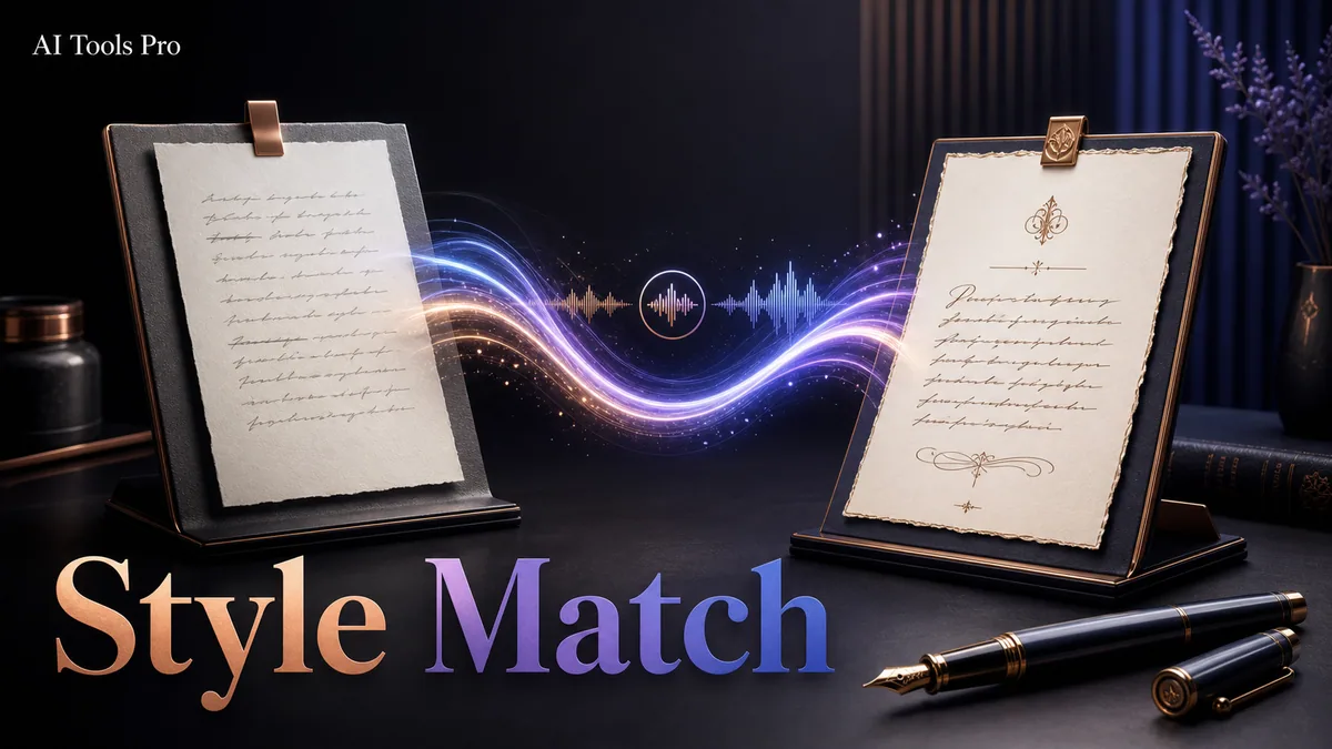 Style Match prompt visual