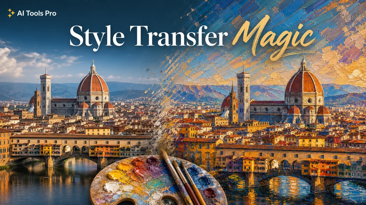 Style Transfer Magic prompt visual