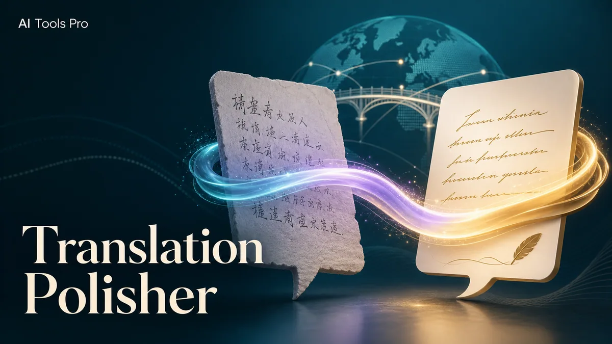 Translation Polisher prompt visual
