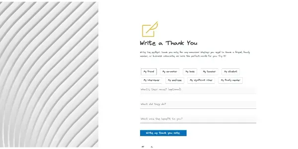 TThankYouNote