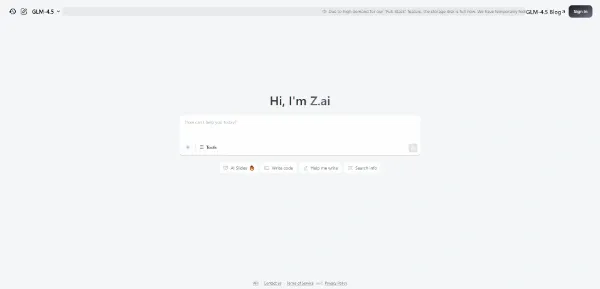 GLM 4.5 by Z.ai